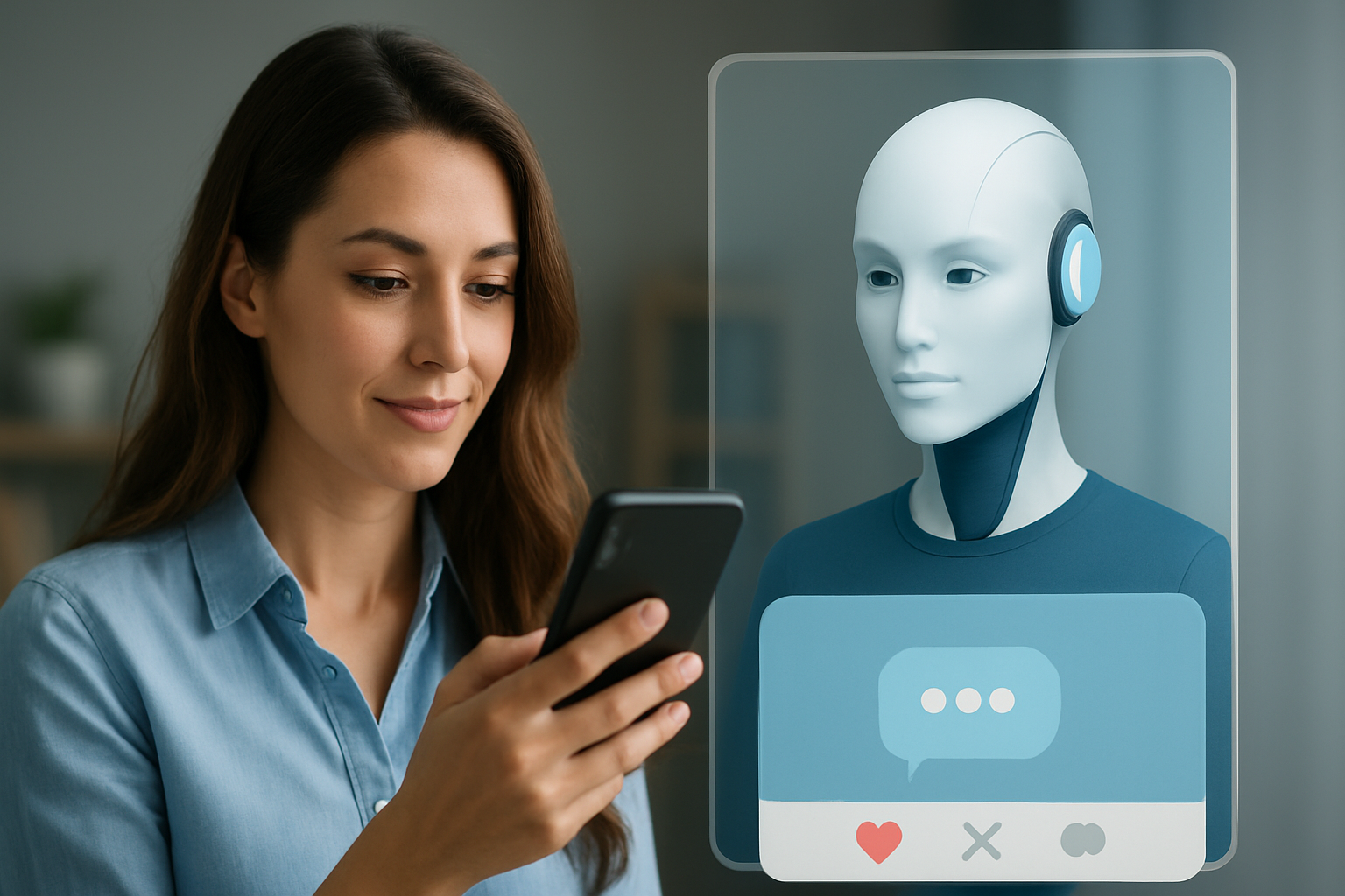 アメリカ向けに「AIと人間を組み合わせた出会い系」が広がっているらしい。