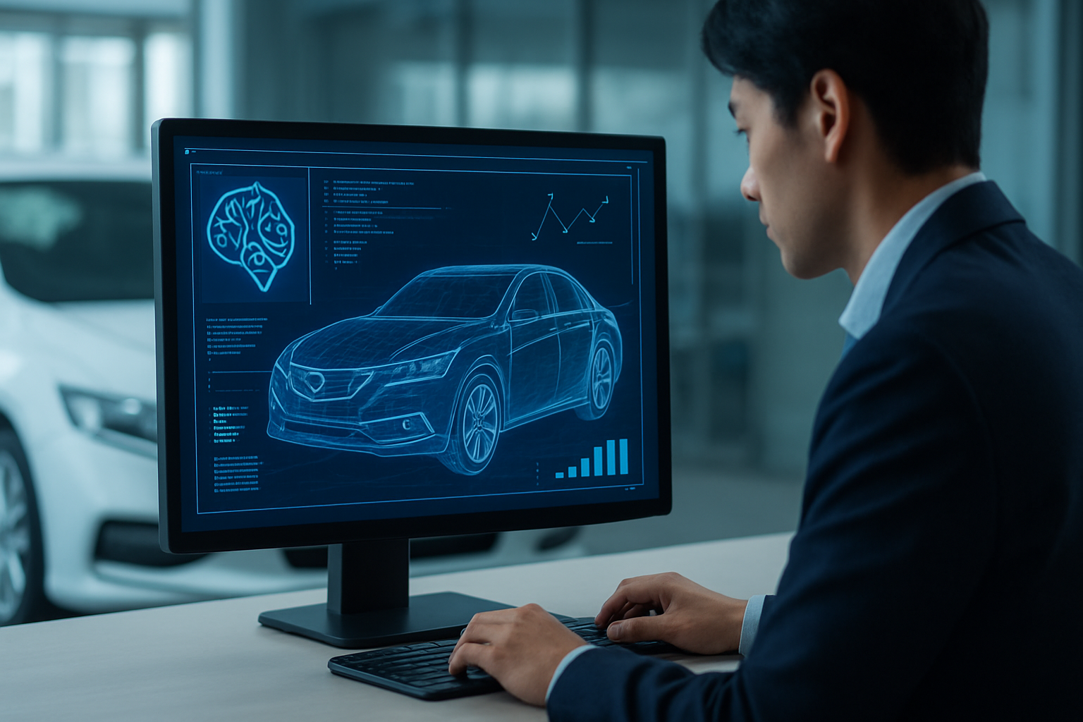 アメリカでは「自動車メーカー向けAIソフトウェア」が広がっているらしい。